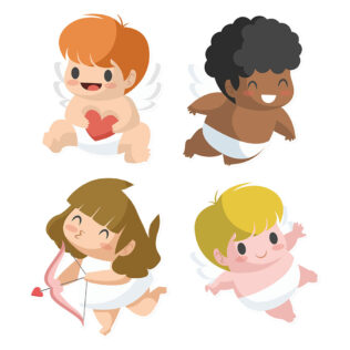 Sticker Cupidons Bébés