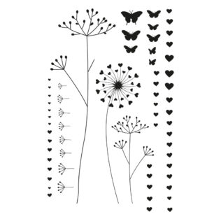 Sticker Jardin Secret Monochrome