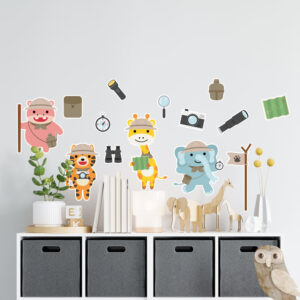 Sticker Safari Animaux Explorateurs