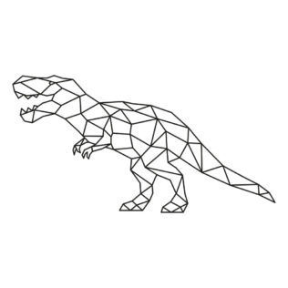 Sticker Tyrannosaurus Origami