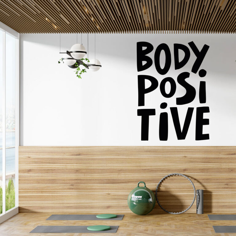 Sticker Citation Bodypositive | Stickers Citations | Stickerdeco.fr