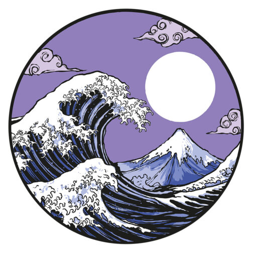 Sticker Vague De Kanagawa