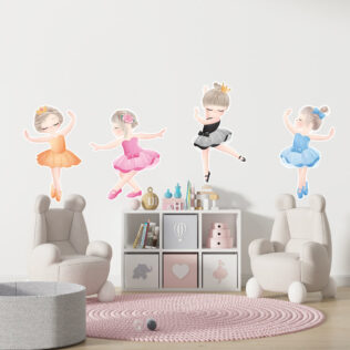 Sticker Ballet Des Petites Étoiles