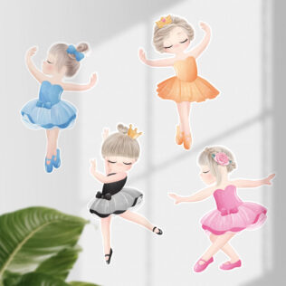 Sticker Ballet Des Petites Étoiles