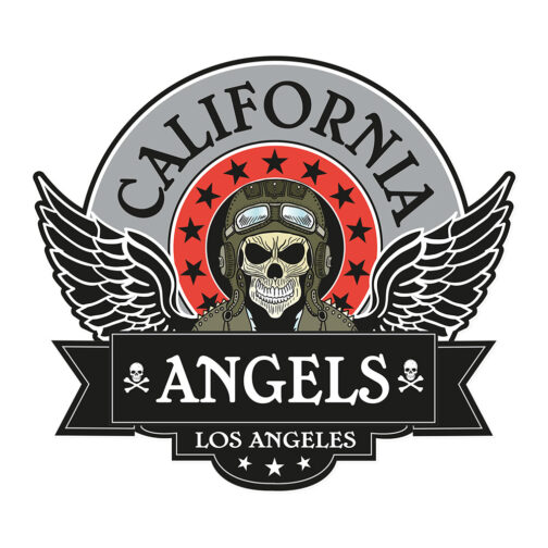 Sticker Crâne Aviateur Californien