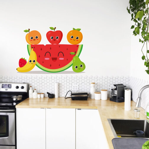 Sticker Festin De Fruit Joyeux