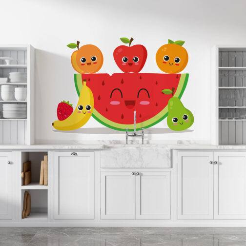 Sticker Festin De Fruit Joyeux