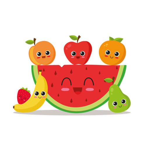 Sticker Festin De Fruit Joyeux