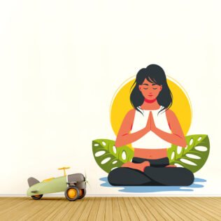 Sticker Harmonie Spirituelle Yoga