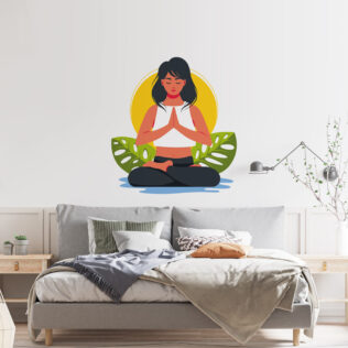 Sticker Harmonie Spirituelle Yoga