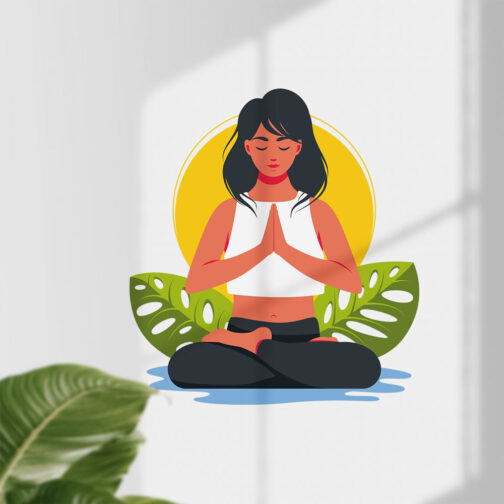 Sticker Harmonie Spirituelle Yoga