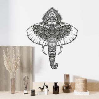 Sticker Majesté Mandala Éléphant