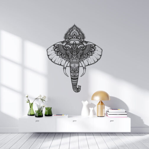 Sticker Majesté Mandala Éléphant