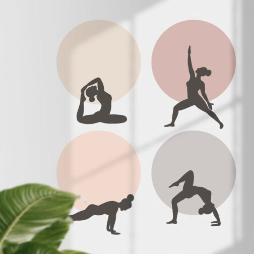 Sticker Quatuor Yoga Zen