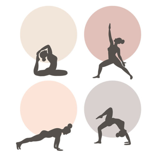 Sticker Quatuor Yoga Zen