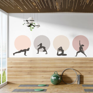 Sticker Quatuor Yoga Zen