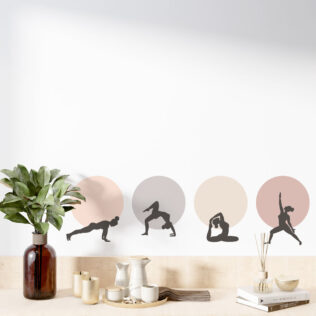 Sticker Quatuor Yoga Zen