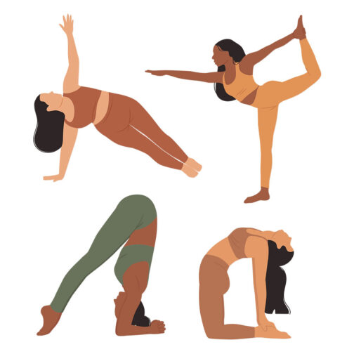 Sticker Yoga Harmonie Corporelle