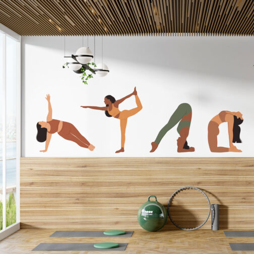 Sticker Yoga Harmonie Corporelle