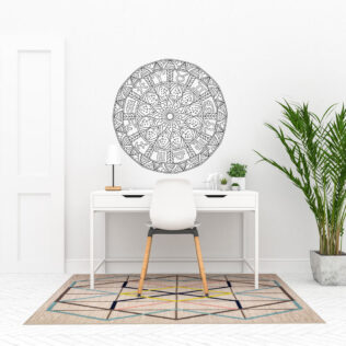 Sticker Zodiaque Mandala Cosmique