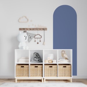Sticker Arche Fine Bleu Barbeau