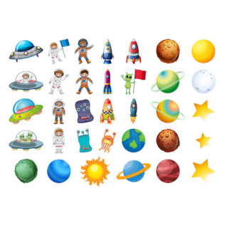 Sticker Aventure Cosmique