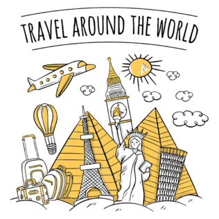 Sticker Carnet De Voyage