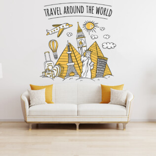 Sticker Carnet De Voyage