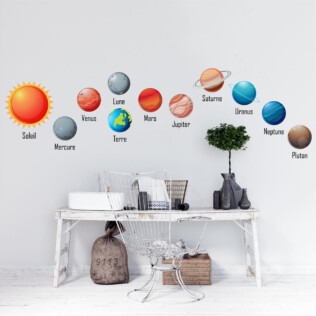 Sticker Les Planètes Du Système Solaire
