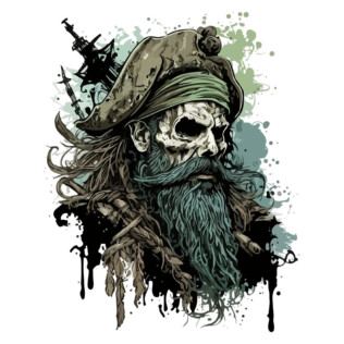 Sticker Capitaine Pirate Maudit