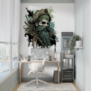 Sticker Capitaine Pirate Maudit