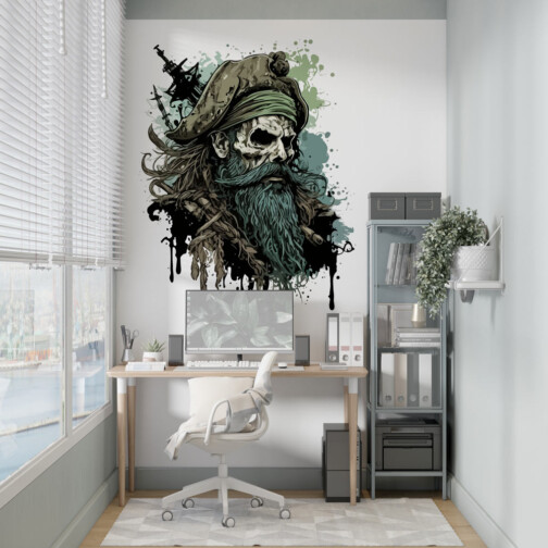 Sticker Capitaine Pirate Maudit