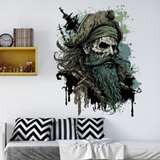 Sticker Capitaine Pirate Maudit