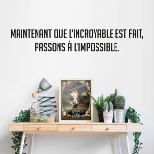 Sticker Citation Adèle Blanc-Sec Passons à L'Impossible