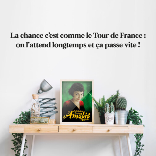 Sticker Citation Amélie Poulain Tour De France