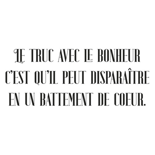 Sticker Citation Avatar Bonheur Battement Coeur