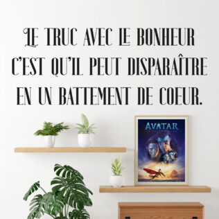 Sticker Citation Avatar Bonheur Battement Coeur