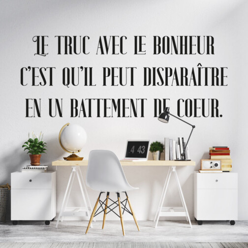 Sticker Citation Avatar Bonheur Battement Coeur