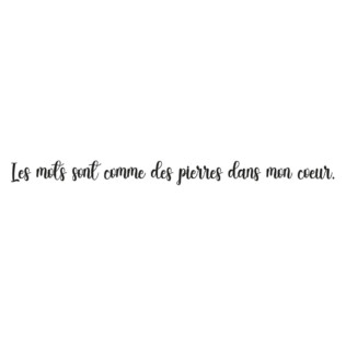 Sticker Citation Avatar Les Mots Sont Des Pierres