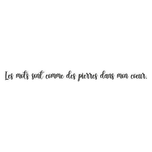 Sticker Citation Avatar Les Mots Sont Des Pierres