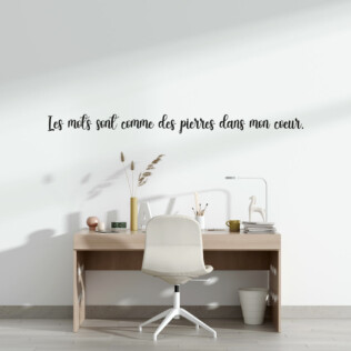 Sticker Citation Avatar Les Mots Sont Des Pierres