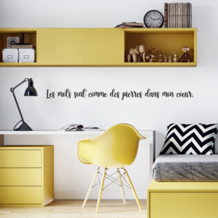 Sticker Citation Avatar Les Mots Sont Des Pierres