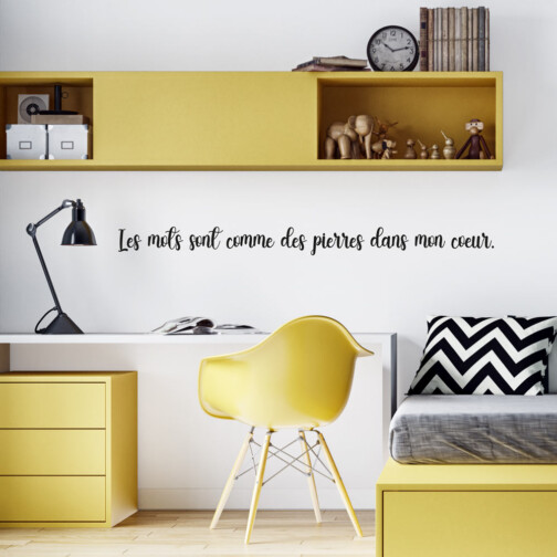 Sticker Citation Avatar Les Mots Sont Des Pierres