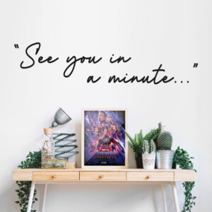 Sticker Citation Avengers See You In A Minute