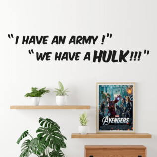 Sticker Citation Avengers We Have A Hulk