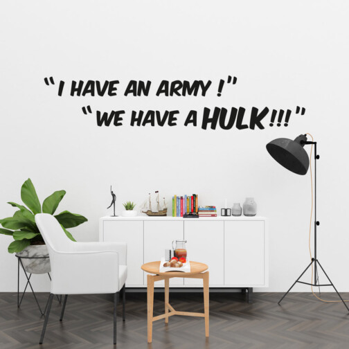 Sticker Citation Avengers We Have A Hulk