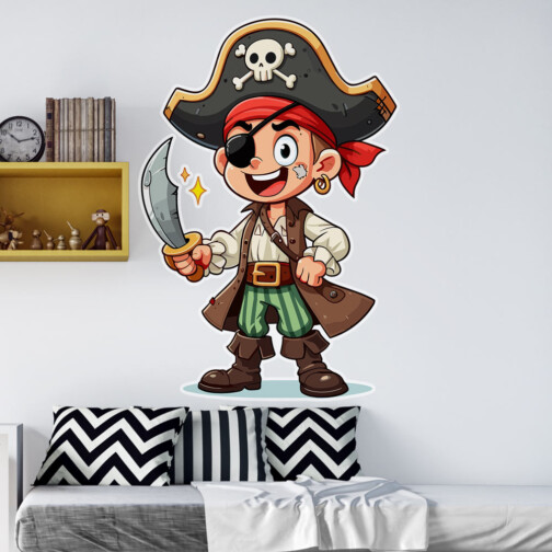 Sticker Mini Pirate En Herbe