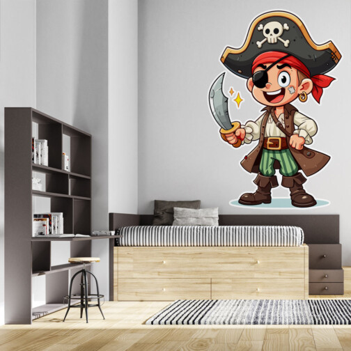 Sticker Mini Pirate En Herbe