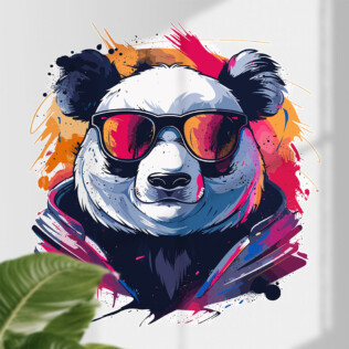 Sticker Panda Graffiti Mood