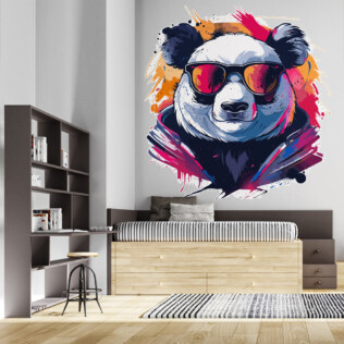 Sticker Panda Graffiti Mood